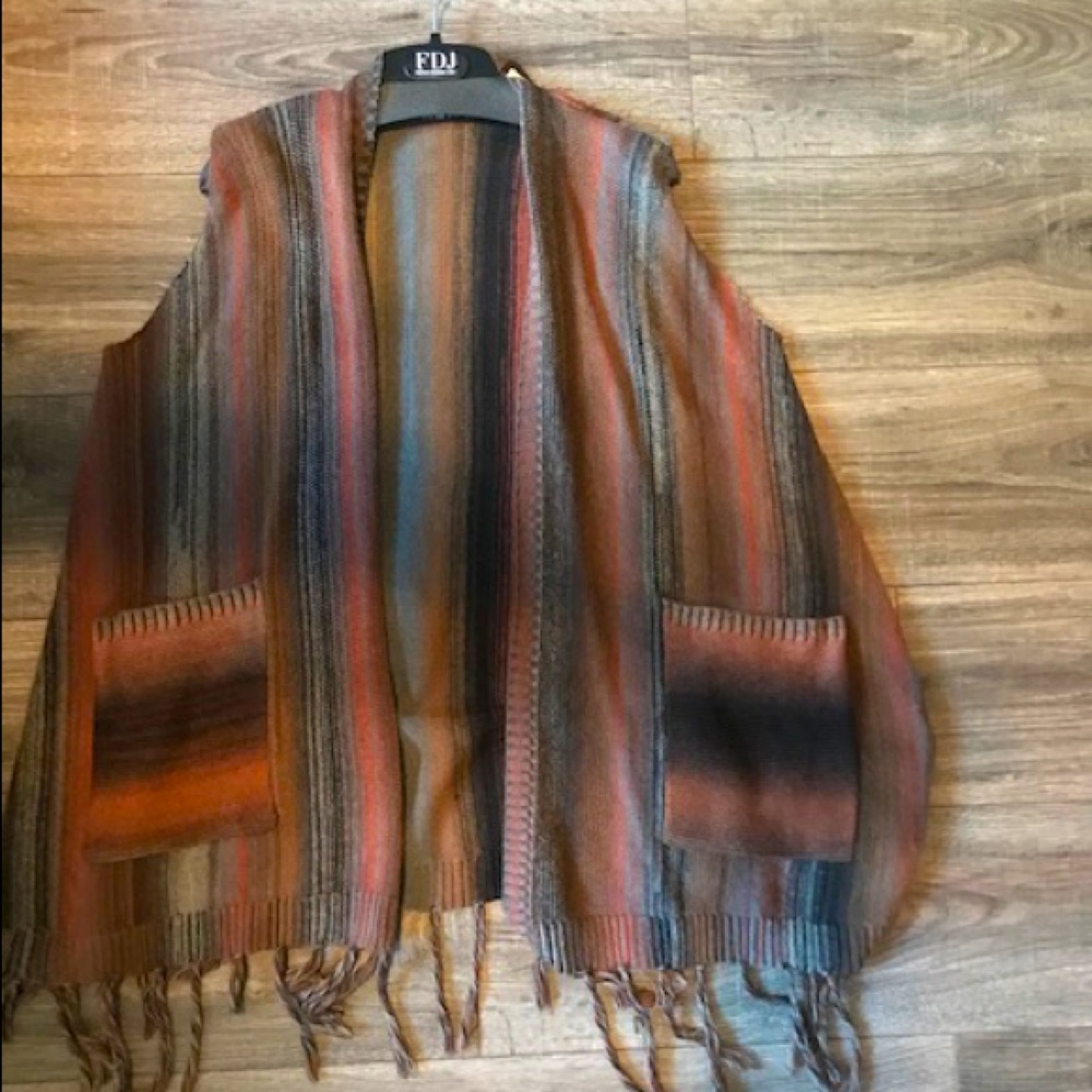 FDJ fringed vest